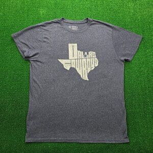 Dallas Cowboys Tshirt Mens XL‎ Blue Short Sleeve NFL Football Sports Texas Logo
